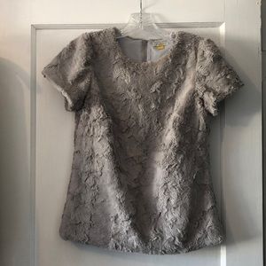 Faux Fur Top Leifsdottir Anthropologie in XSmall